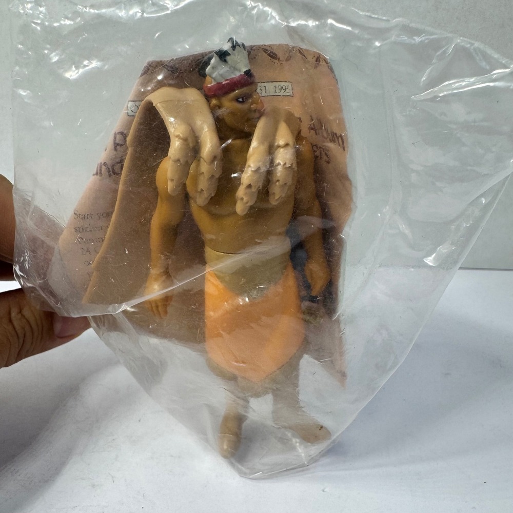 Vintage 1995 Disney Pocahontas‎ Kocoum Action Figure Sealed Burger King Toy NEW